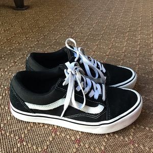 Black old skool Vans